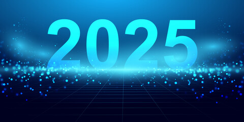 Sticker - 2025 Technology Background