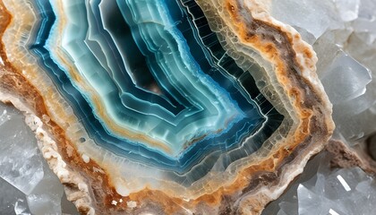 intricate details of natural quartz stone captured in macro view