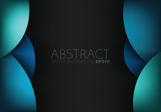 graphic vector curve line overlap background for text and message design
