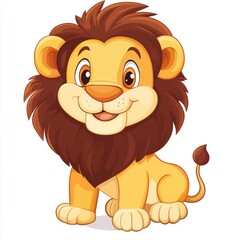 Poster - Cute Cartoon Lion.