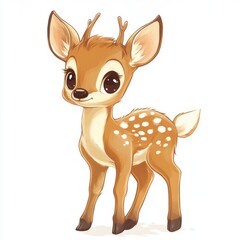 Poster - Cute Baby Deer.