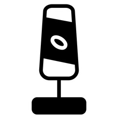 Poster - Bag Boxing Sport Glyph Icon