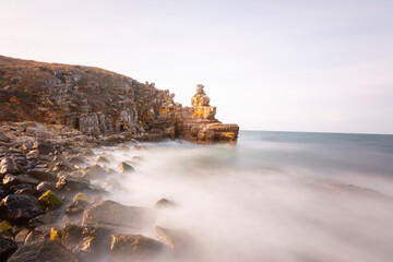 The magnificent color of the sea of ​​Kilim Bay, the natural wonder of Ağva, which is the subject of unique photographs, and the unique rock formations