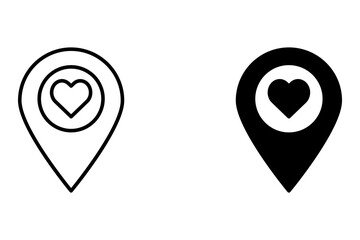Poster - Personalized Favorite Place Icon for Travel and Location Graphics Ideal for Representing Preferred Destinations and Favorite Spots
