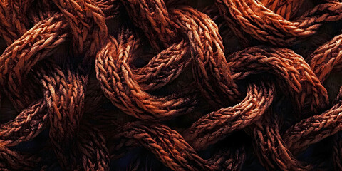 close up of a rope,ai generated.