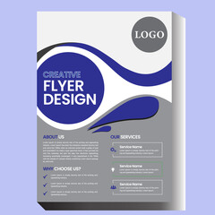 Business brochure flyer, Business Flyer Layout, brochure design [illustration vector]