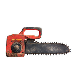 chainsaw isolated on transparent background