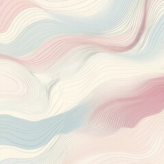 Poster - A soothing abstract background featuring flowing lines in soft pastel shades, perfect for modern design projects.