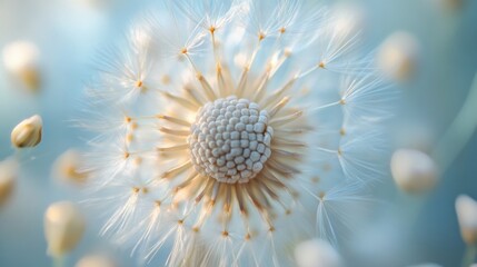 Poster - Dandelion Seeds in Bloom