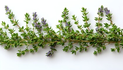 a green plant with purple flowers

