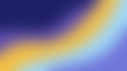 Wall Mural - Abstract image features a diagonal gradient that transitions from a deep, vibrant blue to a bright, sunny yellow. The gradient has a soft, blurred appearance.