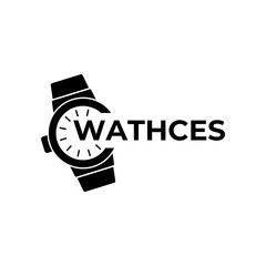 Poster - Simple watches logo design