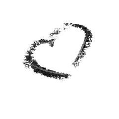 Wall Mural - heart outline of a drawn heart