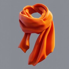 Wall Mural - 3D Icon: Warm Scarf for Winter Wear Illustration Logo