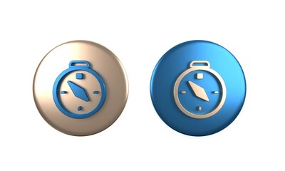 Poster - colorful compass icon isolated on white background. windrose navigation symbol. wind rose sign. circ
