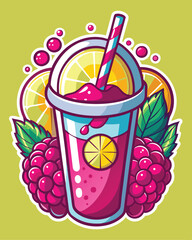 Juicy fruit vector illustration