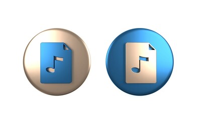 Poster - colorful mp3 file document. download mp3 button icon isolated on white background. mp3 music format 