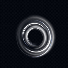 Poster - Glowing ellipses in speed shape. Glowing spiral. Abstract neon color glowing lines background. Energy flow tunnel. Glowing round frame with light circles of light effect.