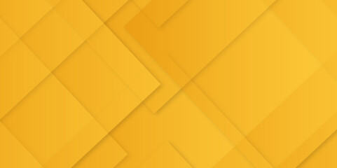 Poster - Abstract modern orange and yellow pattern geometric luxury gradient line background random square shape design. 3d shadow effects, modern design template background. layered geometric triangle shapes.
