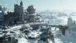 © 梦洁 何 - steampunk future building