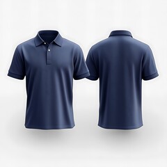 Wall Mural - Navy Blue Polo Shirt Mockup