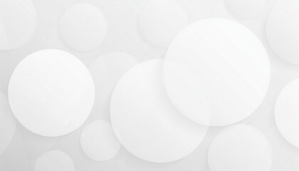Poster - Abstract background with a gray circle. White and grey abstract modern transparency circle presentation background. Circles template modern design. Object web design. Round shape. Minimal poster