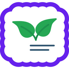 Poster - Eco Friendly Fabric Icon