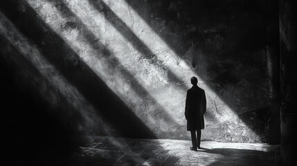 Wall Mural - Man in the Light