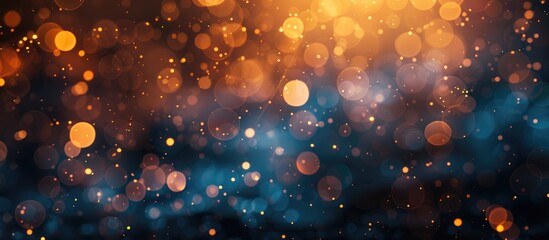Poster - abstract bokeh of light background
