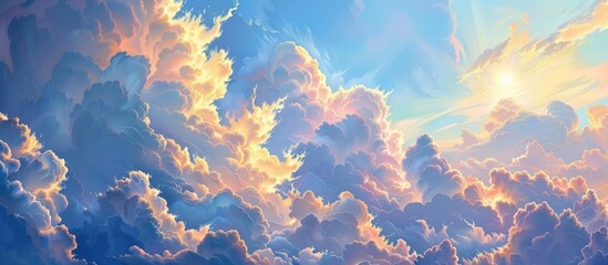 Poster - High Clouds And Morning Sun