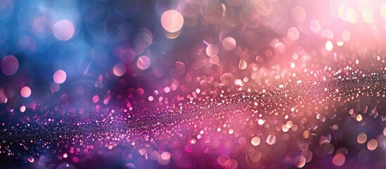Poster - abstract soft focused glittering and shiny bokeh background