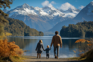 Poster - New Zealand Family