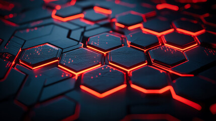 Poster - Abstract digital futuristic design. Advanced technology concept.