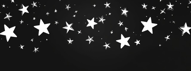 Wall Mural - modern illustration showing stars and star dust in the deep universe. abstract background in space.
