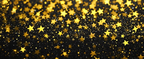 a luxury abstract light background with stars cosmos on a gold background