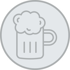 Wall Mural - Beer Vector Icon Design