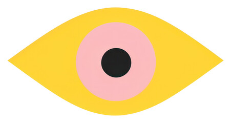 PNG Abstract colorful eye symbol