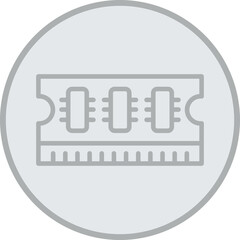 ram memory vector icon design