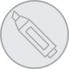 Sticker - Marker Vector Icon Design