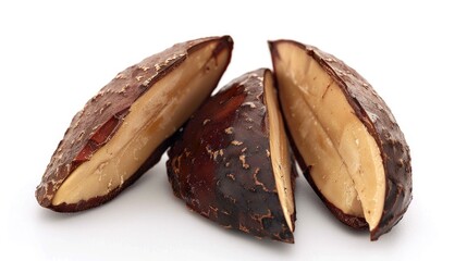 Poster - Two pieces of chocolate stacked on top of each other, ready for snacking or gifting
