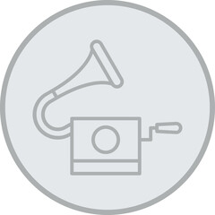 Poster - Gramophone Icon Design