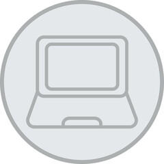 Canvas Print - Laptop Icon Design