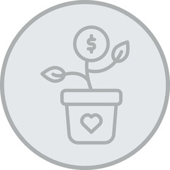 Sticker - Microfinance Icon Design