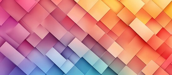 Wall Mural - Multicolored Abstract Background With Textured Quilted Pattern