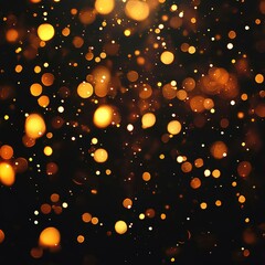 Wall Mural - Golden bokeh lights