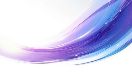 Wall Mural - Abstract blue and purple wave