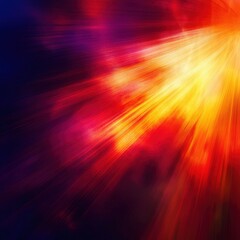 Canvas Print - Abstract burst of light