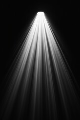 Canvas Print - Spotlight beams in dark