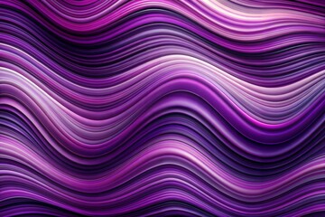 Poster - Smooth purple wave gradient with dynamic flow