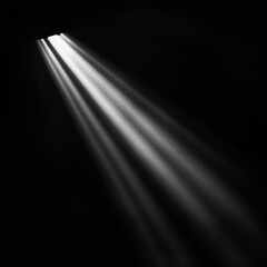 Wall Mural - Light rays pierce darkness